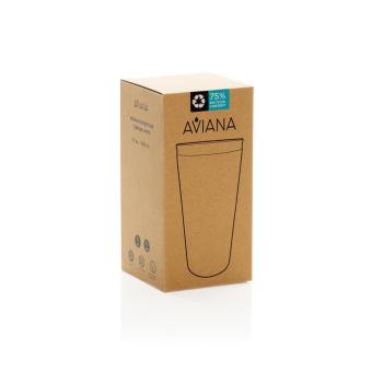 Aviana™ Rowan RCS recycelter Thermobecher 500ml Weiß