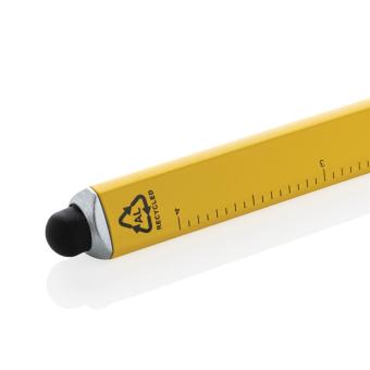 XD Xclusive Eon RCS recycled aluminum infinity multitasking pen Yellow