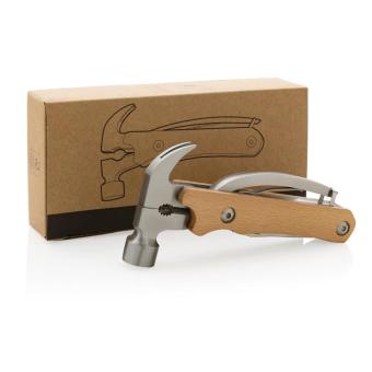 XD Collection Wooden multi-tool hammer Brown