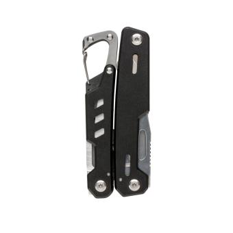 XD Collection Solid multitool with carabiner Black