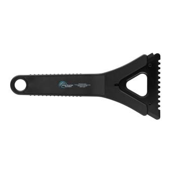 XD Collection Polard 3-in-1-Eiskratzer aus RCS recyceltem Kunststoff Schwarz