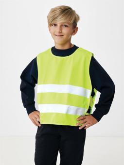 XD Collection Sicherheitsweste aus GRS recyceltem PET 7-12 Jahre Gelb