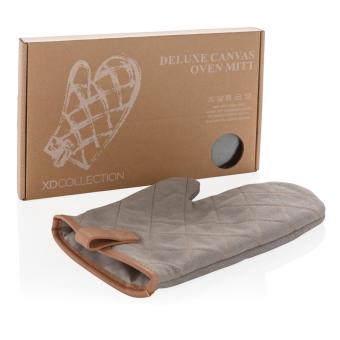 XD Collection Deluxe canvas oven mitt Convoy grey