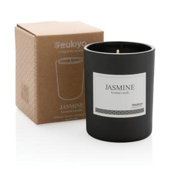 Ukiyo small scented candle in glass Black