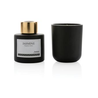 Ukiyo candle and fragrance sticks gift set Black