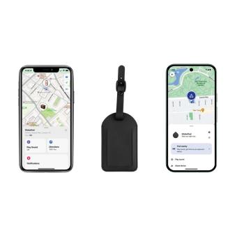 XD Collection Globefind Dual RCS Gepäckanhänger mit weltweiter Ortung Schwarz