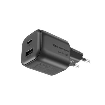 Urban Vitamin Livermore RCS – recyceltes 100W-GAN-Ladegerät Schwarz