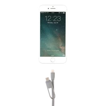 XD Collection 3-in-1 retractable cable White