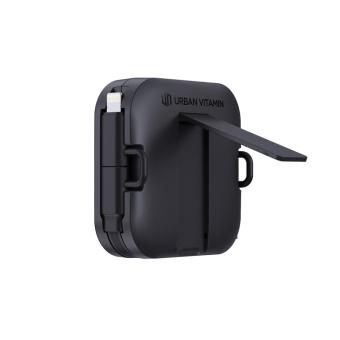 Urban Vitamin San Jose 100W-Halter mit einziehbarem Kabel Schwarz