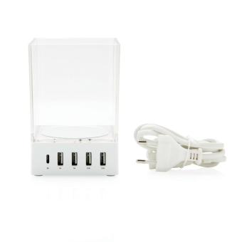 XD Collection Pen holder USB charger White