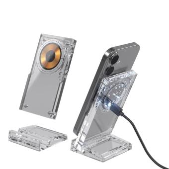 XD Collection Magcharge 15W magnetischer Wireless-Charging-Stand Transparent