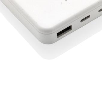 XD Collection RCS recycled plastic 5.000 mAh 5W wireless powerbank White