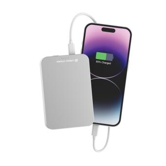 Urban Vitamin Compton 10000mAh Powerbank aus RCS Plastik/Alu Silber