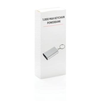 XD Collection 1.000 mAh Schlüsselanhänger Powerbank Silber