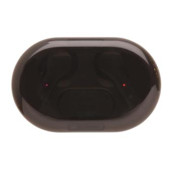 XD Collection Light up logo TWS earbuds in charging case Black