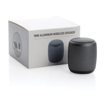 XD Collection Mini aluminium wireless speaker Anthracite