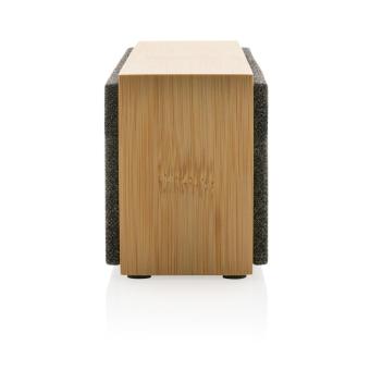 XD Xclusive Wynn 10W bamboo wireless speaker Brown
