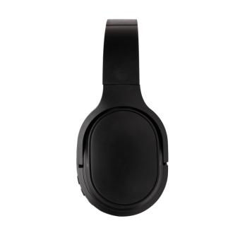 XD Collection RCS recycled plastic Elite Foldable wireless headphone Black