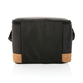 XD Collection Impact AWARE™ XL RPET two tone cooler bag with cork detail Black