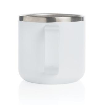 XD Collection Stainless steel camp mug White