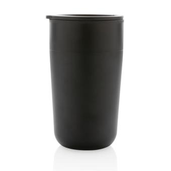XD Collection GRS Recycled PP and SS mug with handle Black