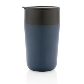 XD Collection GRS Recycled PP and SS mug with handle Navy