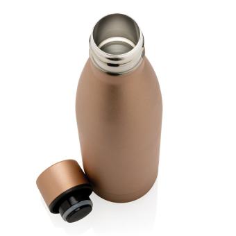XD Collection RCS Recycled stainless steel solid vacuum bottle Gold