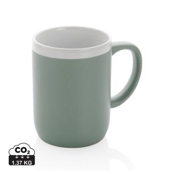 XD Collection Ceramic mug with white rim 300ml 