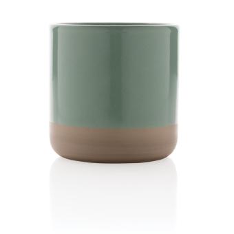 XD Collection Glazed ceramic mug Green