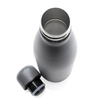 XD Collection Einfarbige Vakuumisolierte Stainless Steel Flasche Grau