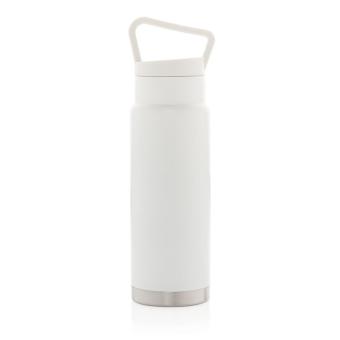 XD Collection Auslaufsichere Vakuum-Flasche mit Tragegriff Weiß