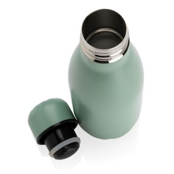 XD Collection Solid colour vacuum stainless steel bottle 260ml Green