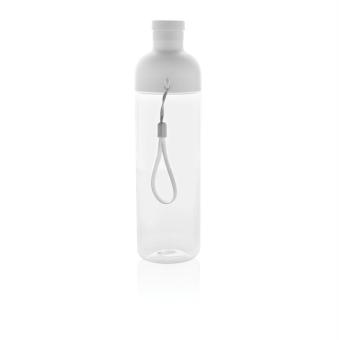 XD Collection Impact auslaufsichere Wasserflasche aus RCS recyc. PET 600ml Weiß