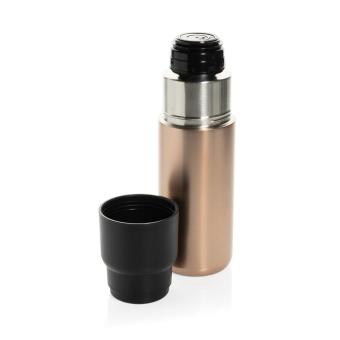 XD Collection Thermocup RCS recycled vacuum flask with cup 500ml Bronze