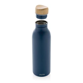 Avira Alcor 600ml Wasserflasche aus RCS rec. Stainless-Steel Navy