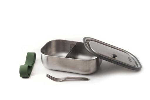 Black + Blum Black+Blum Stainless Steel Lunch Box groß Olivgrün