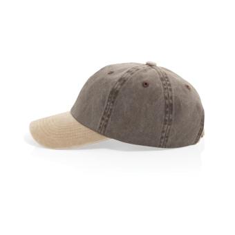 XD Xclusive BEAU AWARE™ Two-Tone 6-Panel-Cap aus washed Cotton-Twill Braun