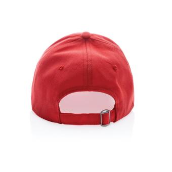 XD Collection Impact 5 Panel Kappe aus 280gr rCotton mit AWARE™ Tracer Üppiges Rot