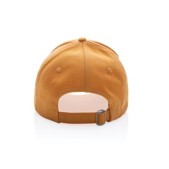 XD Collection Impact 5panel 280gr Recycled cotton cap with AWARE™ tracer Sundial orange