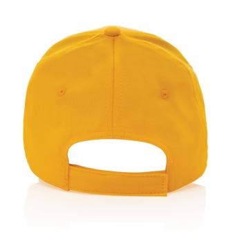 XD Collection Impact 6 panel 190gr Recycled cotton cap with AWARE™ tracer Yellow