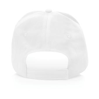 XD Collection Impact 5 panel 190gr Recycled cotton cap with AWARE™ tracer White