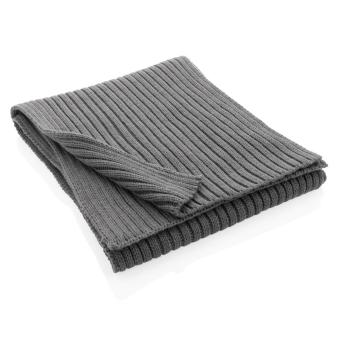 XD Collection Impact AWARE™ Polylana® Strickschal 180x25cm Grau