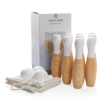 XD Collection Wooden skittles set Brown