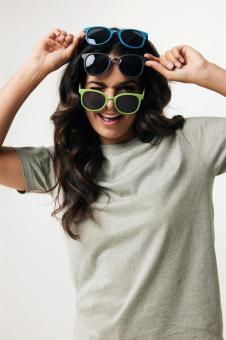 XD Collection Weizenstroh Sonnenbrille Blau