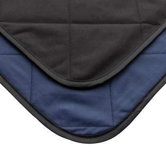 XD Collection Impact Aware™ RPET foldable quilted picnic blanket Black