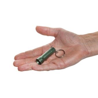 XD Collection Flash RCS recycled aluminium keychain torch Green