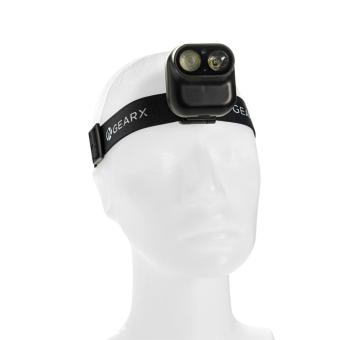 GearX Gear X Stirnlampe mit Bewegungssensor aus RCS rec. ABS Schwarz