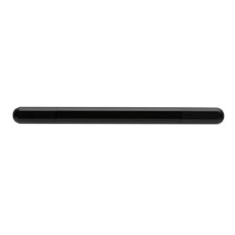 Swiss Peak Storm RCS recycled aluminum dual tip pen Black