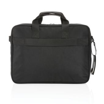 Swiss Peak AWARE™ RPET Voyager 15.6" laptop bag Black