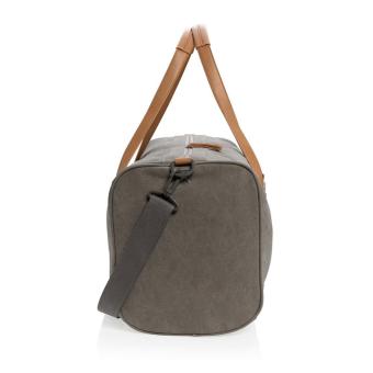 XD Collection Canvas Reisetasche, PVC-frei Grau